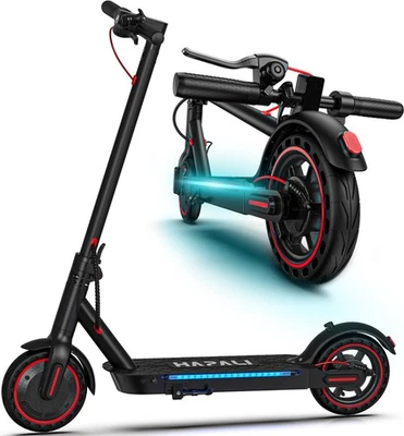 Electric Scooter Adults, Up to 21 MPH, Folding E-Scooter Built-in Side Lights - Image 1 of 4