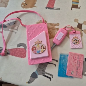 Cartera Bandolera y Teléfono para Juegos Colección Estilo Princesa Disney, Rosa - Imagen 1 de 5