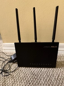 Router Gigabit ASUS RT-AC68R AC1900 Inalámbrico Doble Banda 802.11AC con Adaptador OEM - Imagen 1 de 3