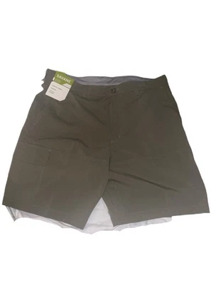 Pantalones Cortos Carga Savane Para Hombres 36 Polvoriento Oliva 100% Algodón Cintura Elástica Multi Bolsillo Foto 1 de 4