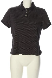 LANDS’ END Camiseta tipo polo Mujeres Camisa Talla EU 38 negro-blanco - Imagen 1 de 5
