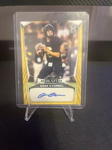 2023 Leaf Draft - Autographs Aidan O'Connell #BA-AO1 Gold (AU, RC) - Picture 1 of 2