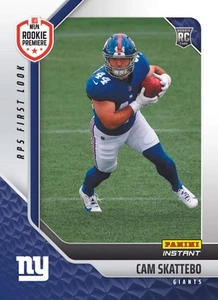 2025 Panini Instant NFL Cam Skattebo ROOKIE RPS FIRST LOOK 1/709 SP Giants #3 RC - Picture 1 of 2