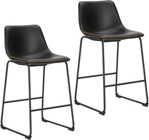 Bar Stuhl 2 er Set schwarz - Bild 1 von 4