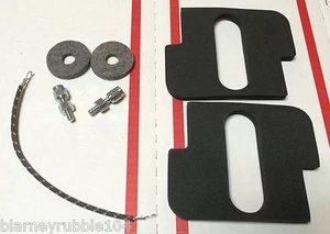 Harley 6 Volt Battery Pad & Terminal Kit JD VL Knucklehead Panhead w/ Neg. Wire - Picture 1 of 3