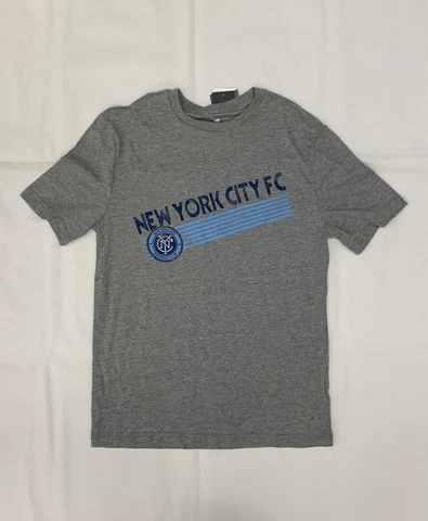 Fanatics New York CIty FC MLS Short Sleeve Tee Men's S Gray QF14171BETEBW1 Cover