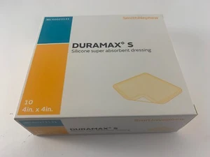 Apósito súper absorbente de silicona Duramax S 4" x 4" ancho de 10 #66023131 caducidad 8/25 - Imagen 1 de 3
