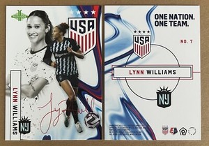 Lynn Williams 2023 Parkside One Nation Card #7 USWNT /NWSL/ GOTHAM QTY