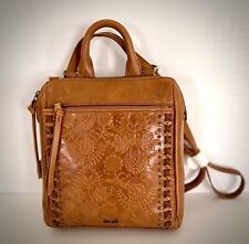 The SAK Women's Loyola Convertible Mini Backpack Tobacco Floral Embossed