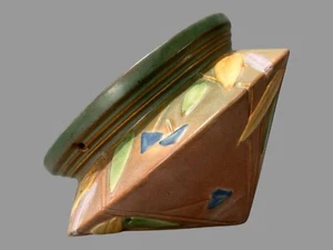 Vintage Roseville Art Pottery Futura Hanging Basket Planter Vase - Picture 1 of 10