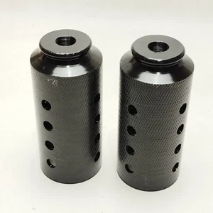Haro Mirra ALLOY Pegs standers Set front Rear Mid School BMX axle 3/8 & 14mm NOS - Picture 1 of 5