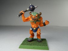 RARE Vintage Citadel/Warhammer Minotaur. Pro Painted. w/ Morning Star. Oldhammer