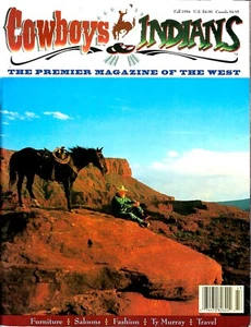 COWBOYS & INDIANS MAGAZINE - FALL 1994 - VERY CLEAN WITH SOUND STAPLES - Picture 1 of 2