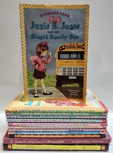Lot of 12 Books, Junie B. Jones, 1-4, 6, 13, 14, 16, 17, 23, 24, Barbara Park - Picture 1 of 6