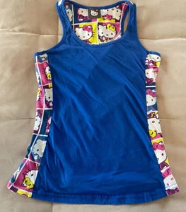 Canotta Hello Kitty bambina multicolore senza maniche con logo taglia M - Foto 1 di 7
