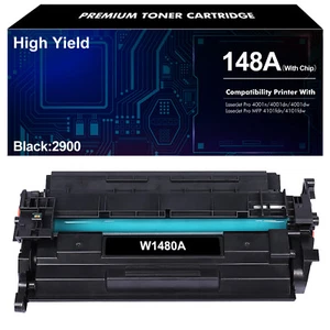 2PK 148A Toner Cartridge with Chip for HP LaserJet Pro 4001dw 4001n MFP 4101fdw - Picture 1 of 1