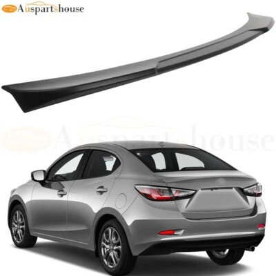 Rear Spoiler For 2019-2020 Toyota Yaris Scion iA Sedan Matte Black - Image 1 of 4