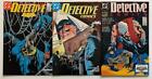 Batman Detective Comics #596, 597 & #598 (DC 1989) FN+ to VF condition issues.