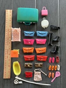Barbie Skipper Francie Doll 1963 1965 & 1966 Clothing Lot of 31 Accessories Baby