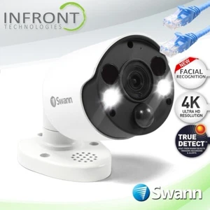 Swann 8MP 4K Security Camera Face Recognition/Spotlights/2-Way Audio - SWNHD-887 - Picture 1 of 7