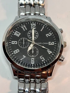 Working Men's Silver Kendall & James Quartz Watch CH - Picture 1 of 9