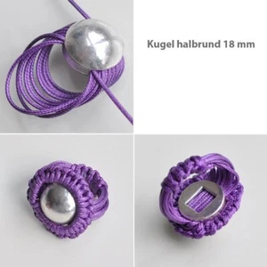 10 pz/perle grandi per cinturini in pelle e macramè argento antico - Foto 1 di 2