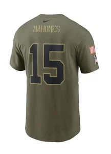 Nike Kansas City Chiefs Salute To Service T-Shirt Mens Size L Green Mahomes - Picture 1 of 2
