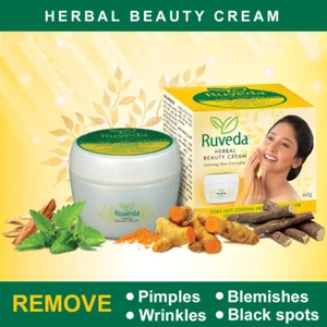 Ruveda Herbal Fairness Whitening Beauty Cream Remove wrinkles,black spot,pimples - Picture 1 of 4