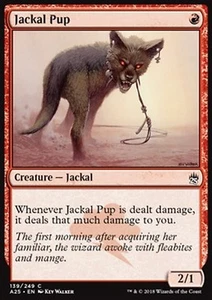 MRM ENGLISH 4x Jackal Pup (B�b� chacal) MTG magic M25 - Picture 1 of 1