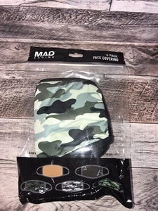 Mad Engine Gesichtsmasken (5 Stück) Camouflage/fester Stoff waschbar Einheitsgröße Erwachsene - Bild 1 von 4