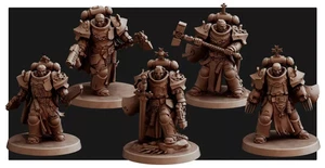 5 space marines compatible black templar - Imagen 1 de 1