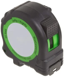 25 Foot Left Handed Right Handed Measuring Tape Measure Lefty Righty Easy Read - Picture 1 of 5
