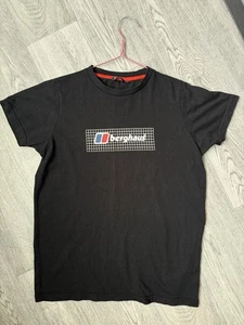 BERGHAUS Boys T-Shirt Black 14-15Y - Picture 1 of 6