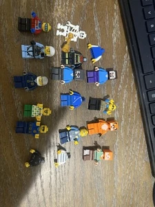 Lego Minifigura Lote Piezas Piezas, Minecraft, Policía más G38 - Imagen 1 de 7
