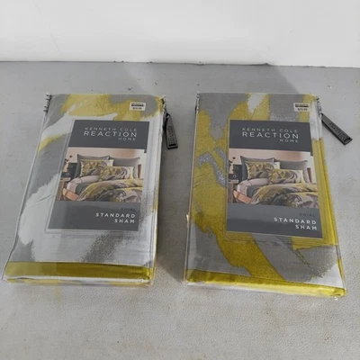 2 Shams по цене 1-KENNETH COLE реакции стандартный Sham Swirl - новый - Изображение 1 из 4