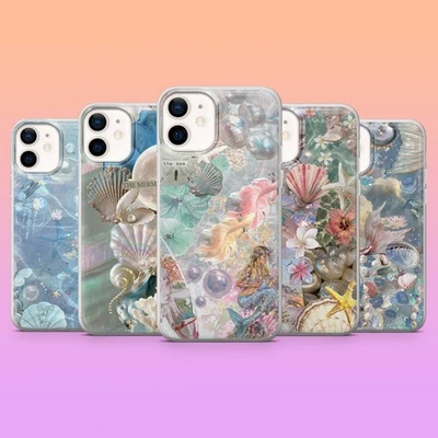 Funda de teléfono Coral Mermaid Core para iPhone 16 15 para Pixel 9 8 Pro para Samsung Foto 1 de 4