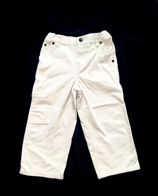 Pantalones cargo 3T Sonoma caqui claro con cintura ajustable para niños Foto 1 de 4