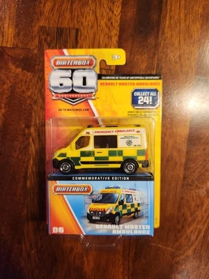 Matchbox 2012 60th Commemorative Edition #06 Renault Master Ambulance - yellow - Image 1 of 2