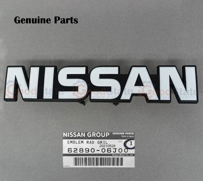 GENUINE Nissan Patrol Safari Y60 GQ Front Grille Emblem Badge - Image 1 of 3