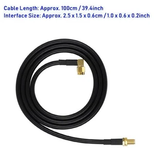 Antenna Cable Electronics Coaxial Accessories Metal Practical Portable - Zdjęcie 1 z 8