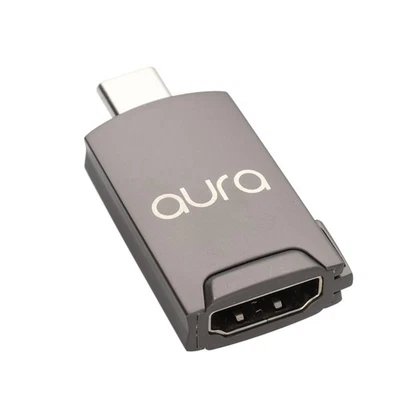 Aura USB Typ C auf HDMI Buchse 4K 30Hz Video Konverter Adapter Ganzmetall Gehäuse - Bild 1 von 4