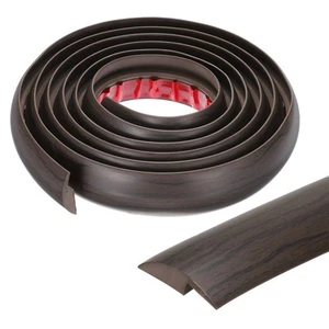 Floor Transition Strip, 0.4" 9.8ft Transition Cover, Walnut Wood Grain - Picture 1 of 6