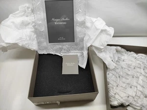 Monique Lhuillier Waterford 'SUNDAY ROSE' Crystal 4 x 6" FRAME - NEW / BOX - Picture 1 of 18