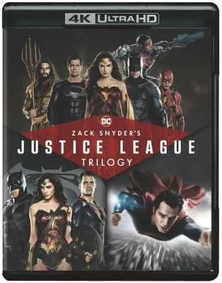 Zack Snyder's Justice League Trilogy 4K UHD Blu-ray Henry Cavill NEW Foto 1 de 4