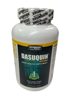 NUTRAMAX LABORATORIES 84 Chewable Tabs Nutramax Dasuquin w/ MSM Joint Health Large Dogs 60lb+ EXP 2/29