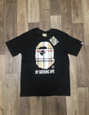 Bape x Burberry 🦍Black T-Shirt Size (2XL) - Image 1 of 3
