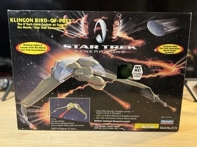 Star Trek The Next Generation Klingon Bird-of-Prey Ship Playmates 1994 NEW - Image 1 of 4