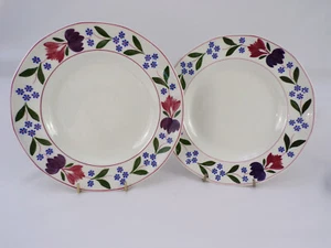 Two Vintage Adams Old Colonial English Ironstone Luncheon Plates 8.5" I23 - Picture 1 of 8