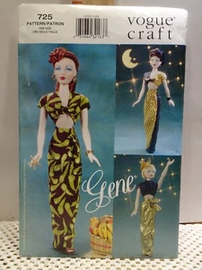 VOGUE 725 Gene Marshall, Madra DOLL PATTERN SEWING CRAFT Unused FF NEW - Picture 1 of 2