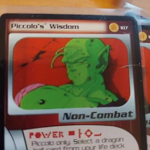 DBZ CCG PICCOLO'S WISNESS 107 RARO FRIEZA SAGA SCORE DRAGON BALL Z LIMITED - Foto 1 di 3
